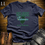 New Jersey Cigar Smoker T-Shirt Navy | New Jersey Cigar Lover Gift Tee