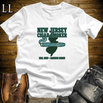 New Jersey Cigar Smoker T-Shirt White | New Jersey Cigar Lover Gift Tee