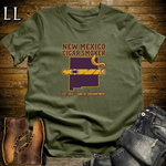 New Mexico Cigar Smoker T-Shirt Military Green | New Mexico State Cigar Shirt