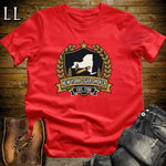 New York Cigar Smoker Shield T-Shirt Red | New York Cigar Crest Gift Tee