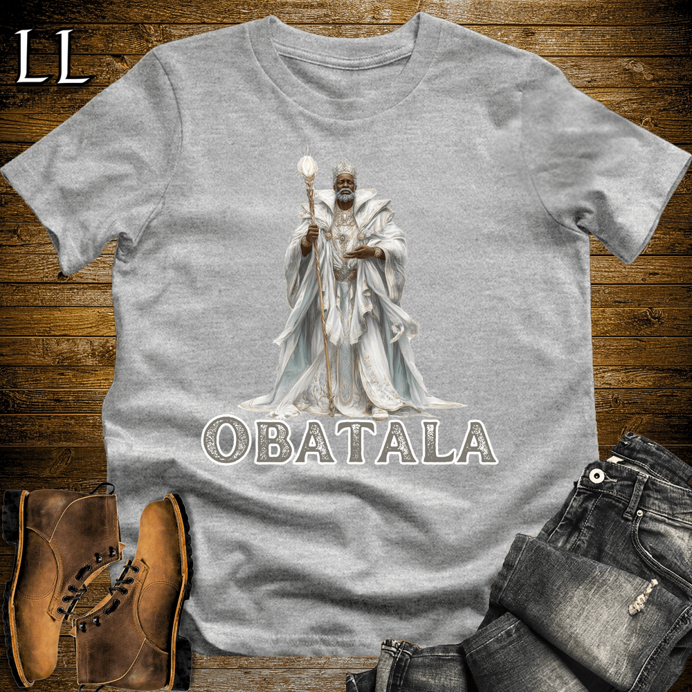 Obatala African God Softstyle Tee - Sport Grey - LegacyLayers