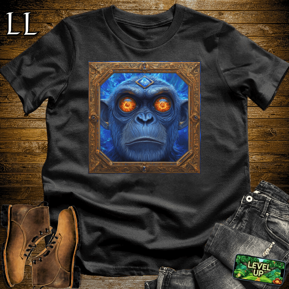 Ocean Gorilla God Black | Mythical Ocean Shirt