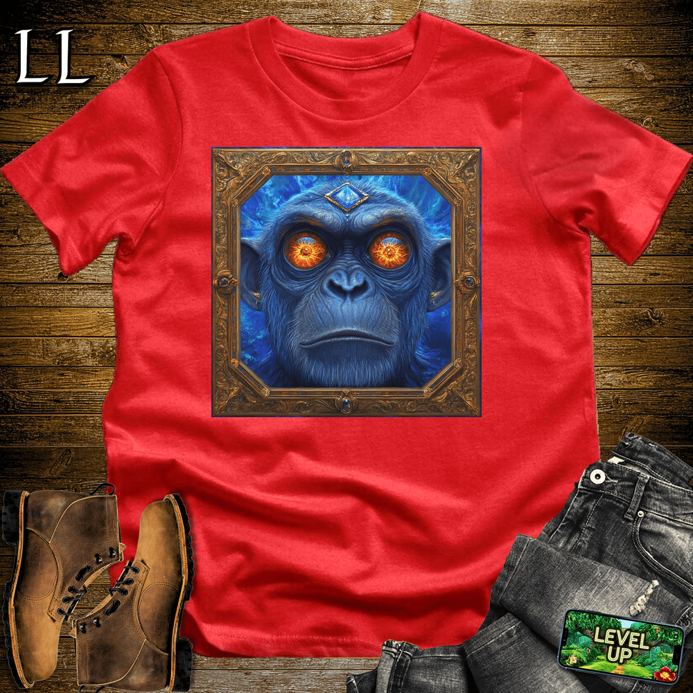 Ocean Gorilla God Red | Mythical Ocean Shirt