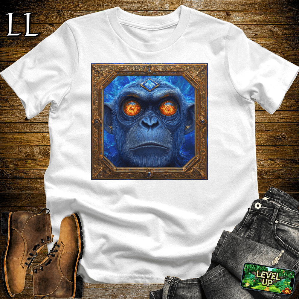 Ocean Gorilla God White | Mythical Ocean Shirt