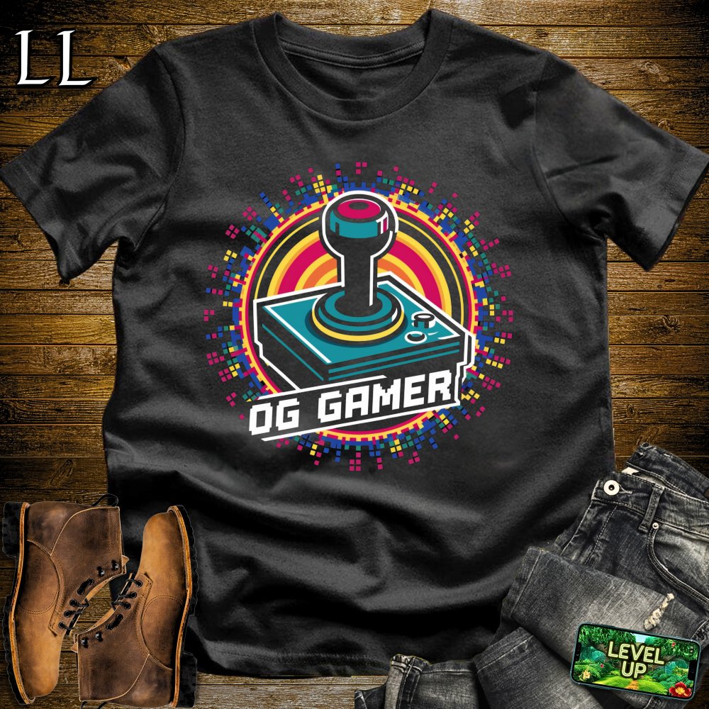 OG Gamer Softstyle Tee - Black - LegacyLayers