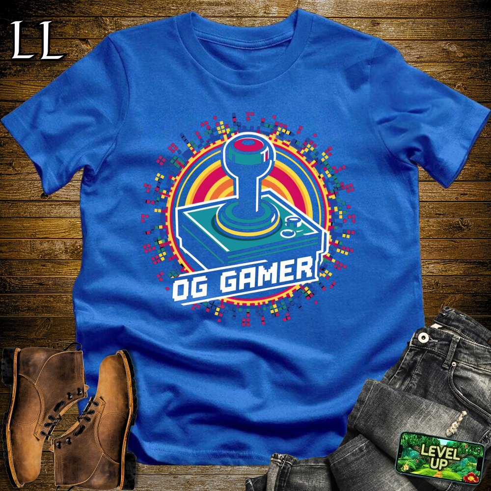 OG Gamer Softstyle Tee - Royal - LegacyLayers