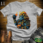 Orange Bomb Gorilla Samurai Sport Grey | Explosive Tee