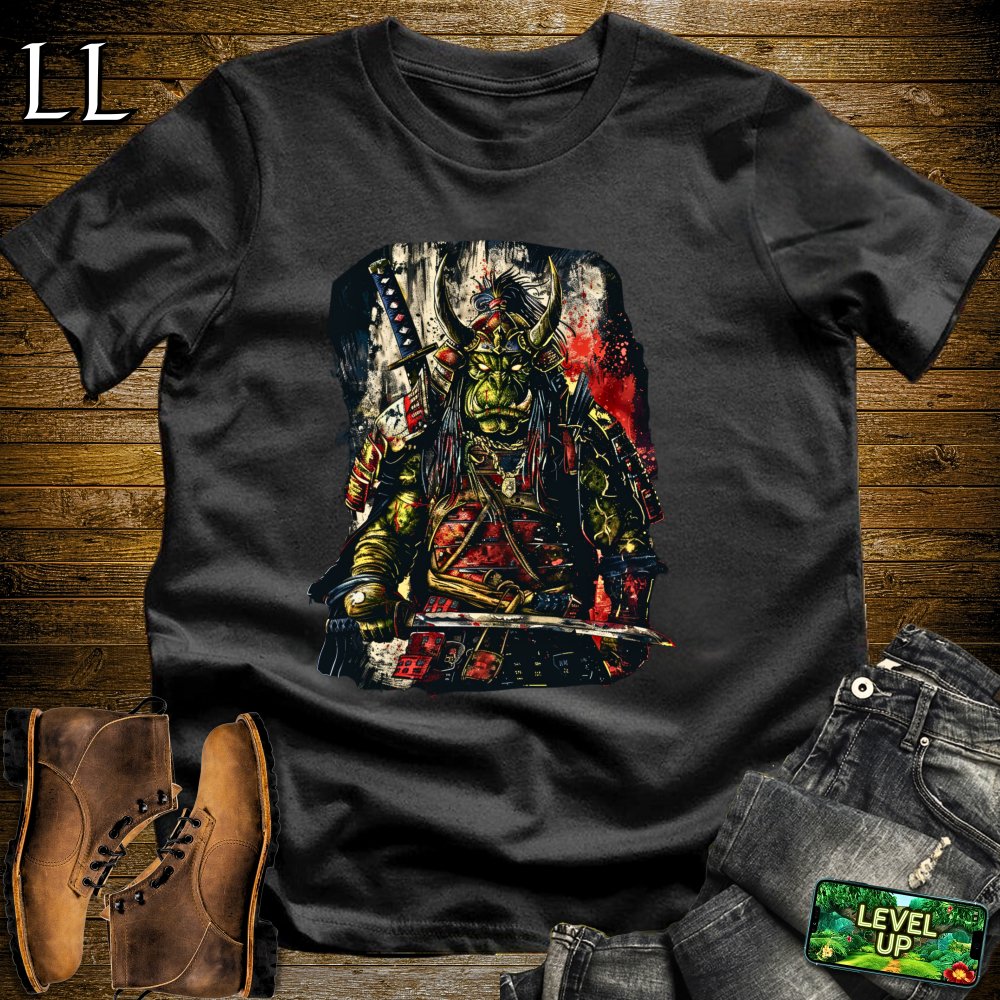 Orc Samurai Softstyle Tee - Black - LegacyLayers