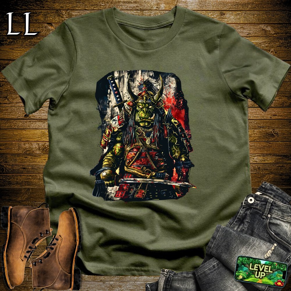 Orc Samurai Softstyle Tee Military Green | Samurai Tee