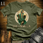 Orunmila African God Softstyle Tee Military Green | Yoruba Wisdom God Tee