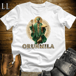 Orunmila African God Softstyle Tee White | Yoruba Wisdom God Tee