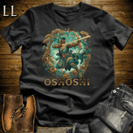 Oshoshi African God Softstyle Tee Black | Yoruba Hunter God Tee