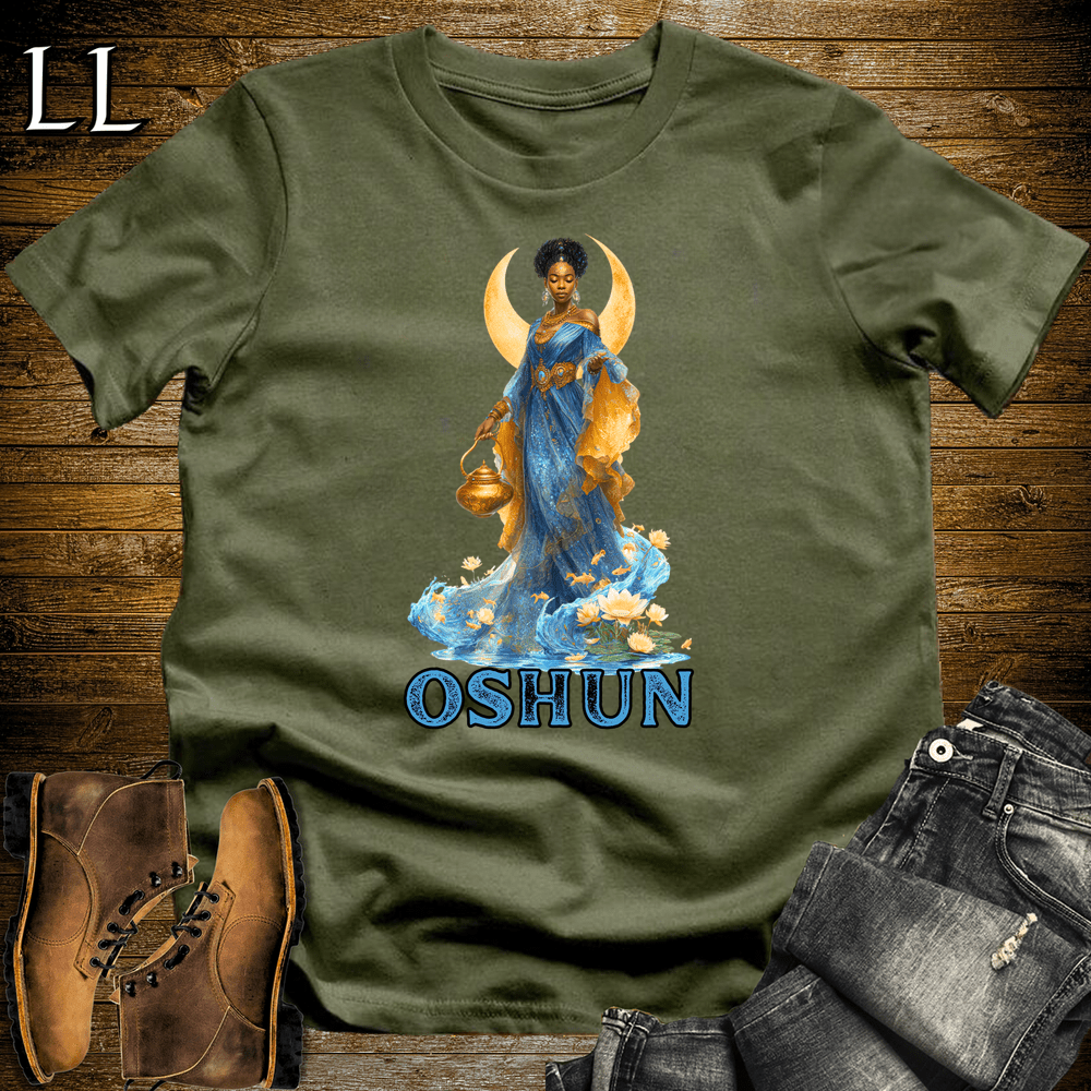 Oshun African Goddess - Military Green - LegacyLayers