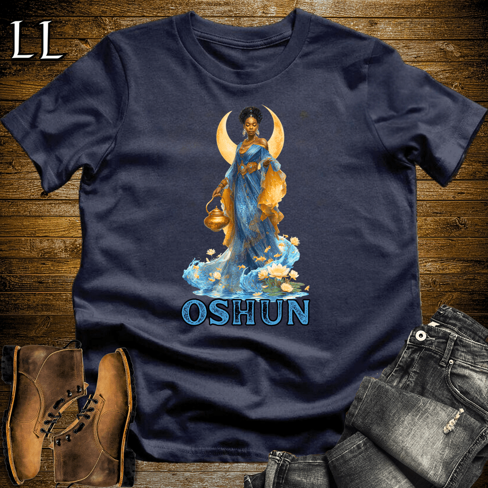 Oshun African Goddess Navy | African Mythology Shirt