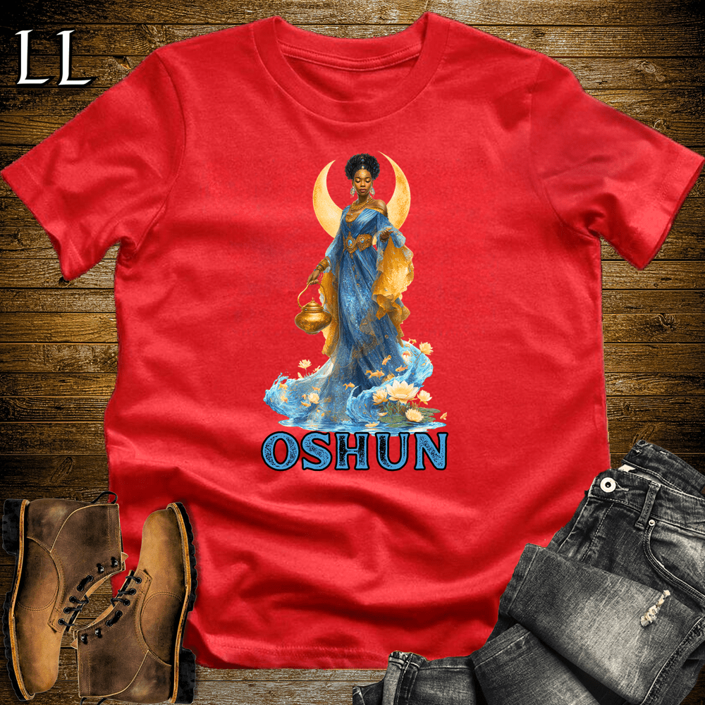 Oshun African Goddess Red | African Mythology Shirt