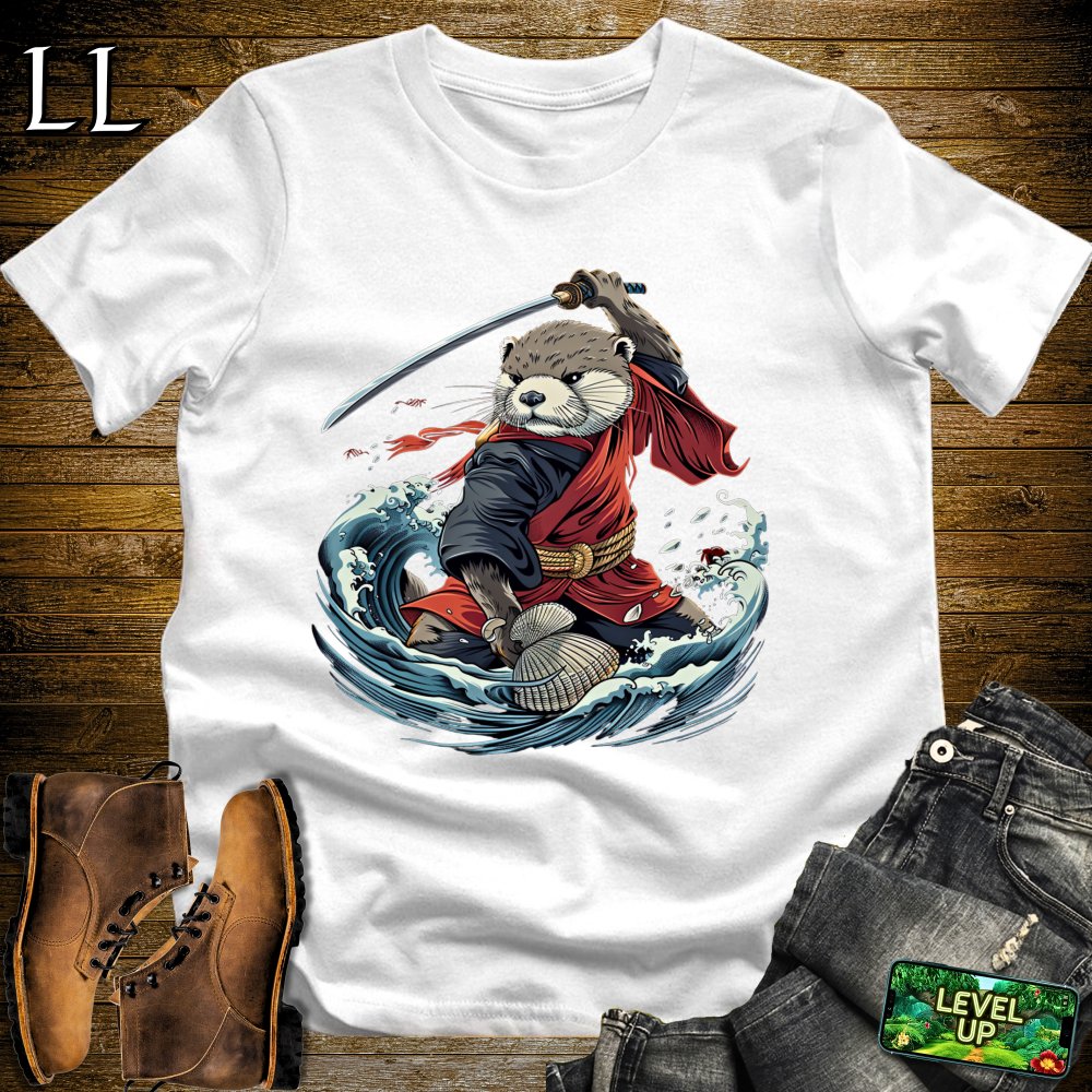 Otter Samurai Softstyle Tee White | Samurai Tee