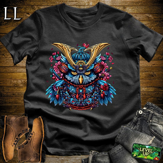 Owl Samurai Softstyle Tee - Black - LegacyLayers