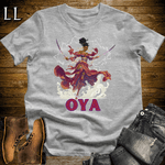 Oya African Goddess Softstyle Tee Sport Grey | Yoruba Mythology Tee