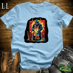 Painter Gorilla Softstyle Tee Light Blue | Artist Gift Tee