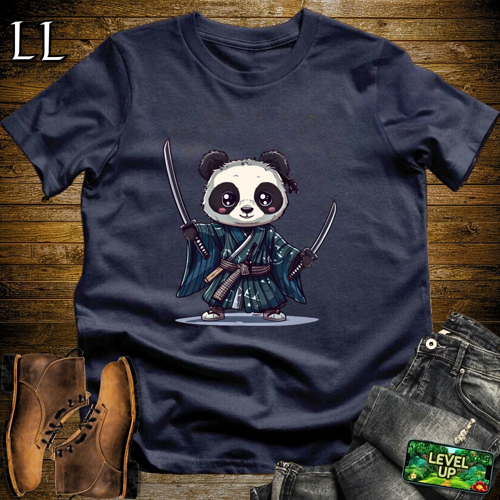 Panda Samurai Softstyle Tee Navy | Samurai Tee