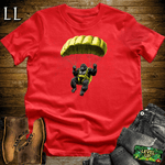 Parachute Gorilla Softstyle Tee Red | Skydive Gift Tee