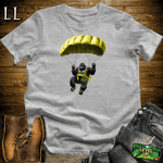 Parachute Gorilla Softstyle Tee Sport Grey | Skydive Gift Tee