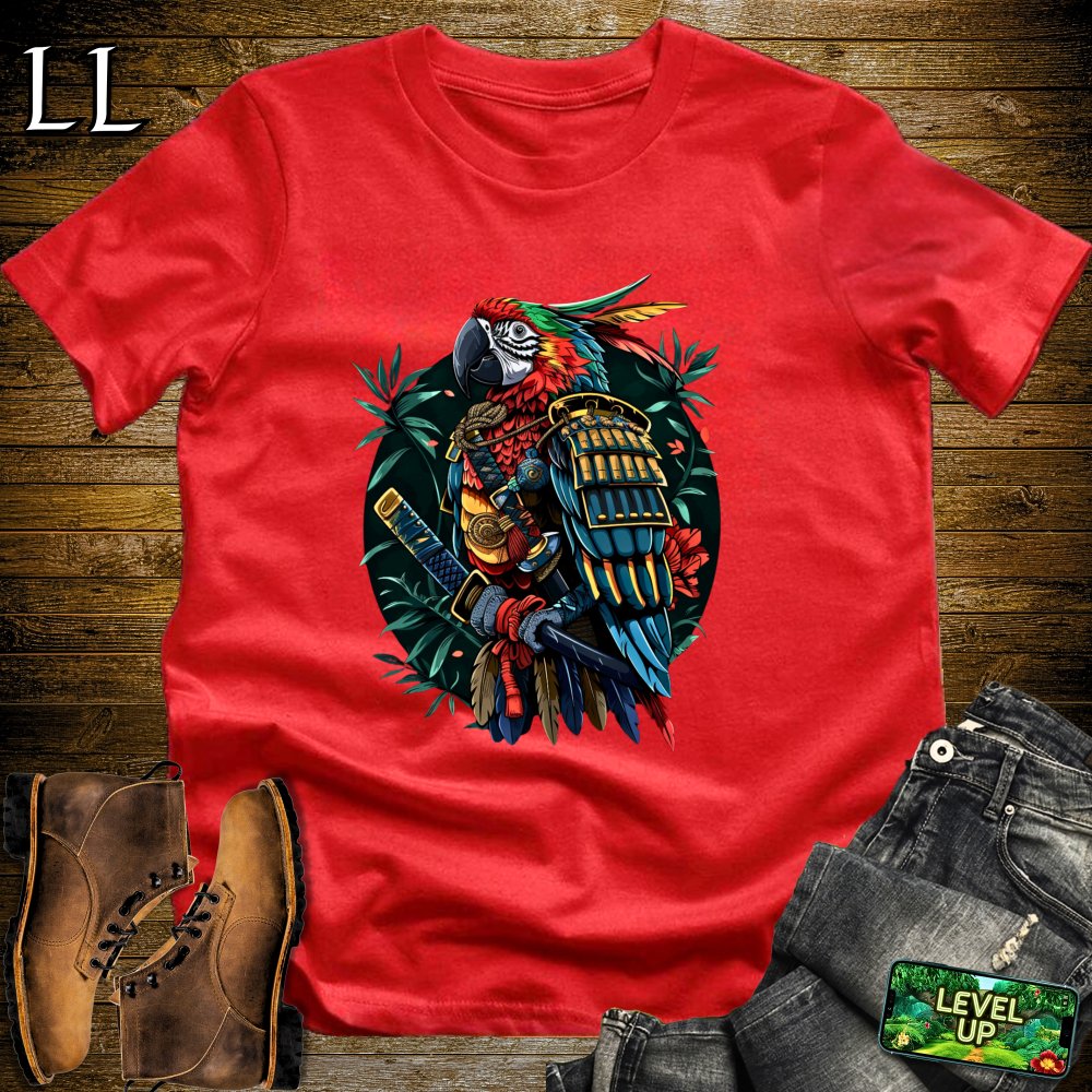 Parrot Samurai Softstyle Tee Red | Samurai Tee