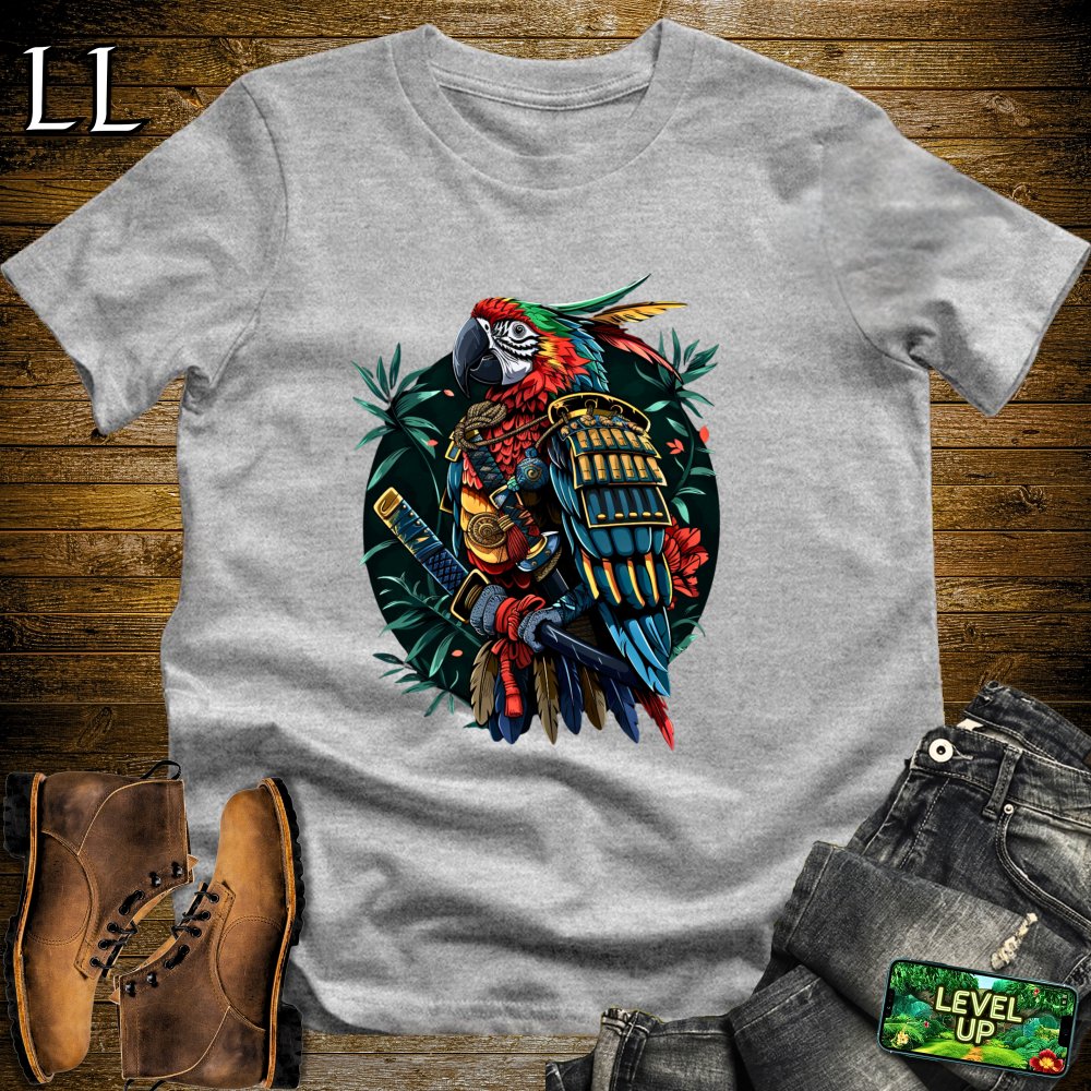 Parrot Samurai Softstyle Tee Sport Grey | Samurai Tee