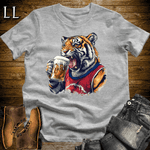 Party Animal Beer Chug Tiger Sport Grey | Beer Chug Tiger Tee