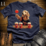 Party Animal Beer Pong Dog - Navy - LegacyLayers