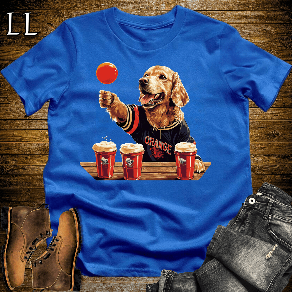 Party Animal Beer Pong Dog - Royal - LegacyLayers