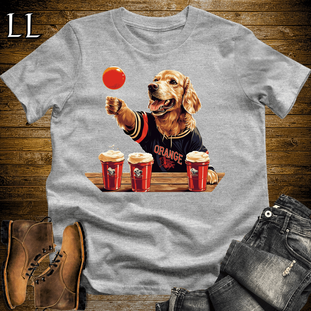 Party Animal Beer Pong Dog - Sport Grey - LegacyLayers