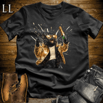 Party Animal Champagne Shower Cat Black | Champagne Cat