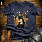 Party Animal Champagne Shower Cat Navy | Champagne Cat