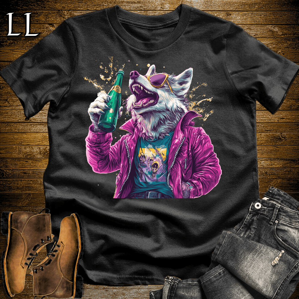 Beer Pong Leopard Black | Party Animal Tee