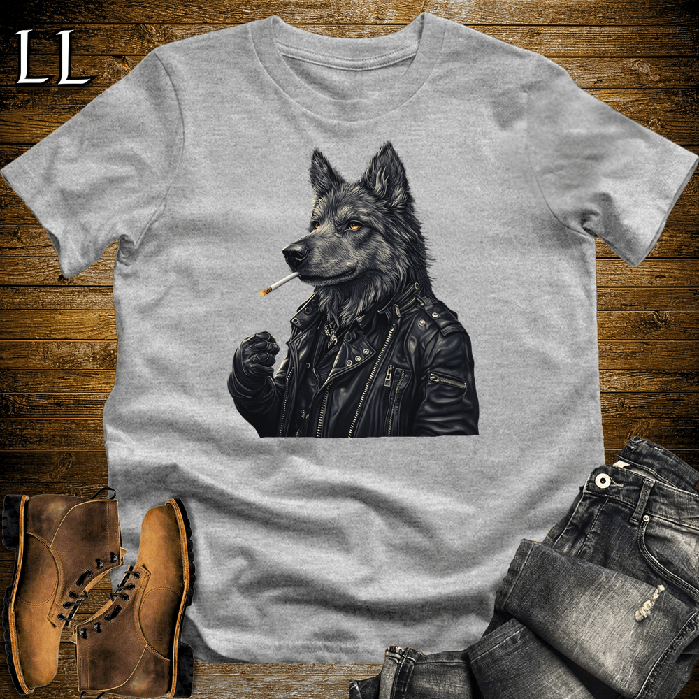Party Animal Cig Break Dog - Sport Grey - LegacyLayers