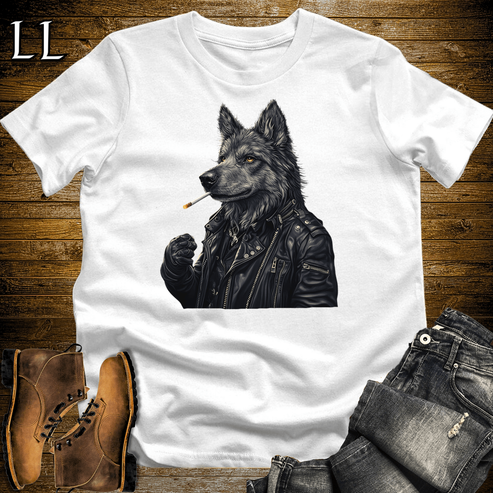 Party Animal Cig Break Dog - White - LegacyLayers