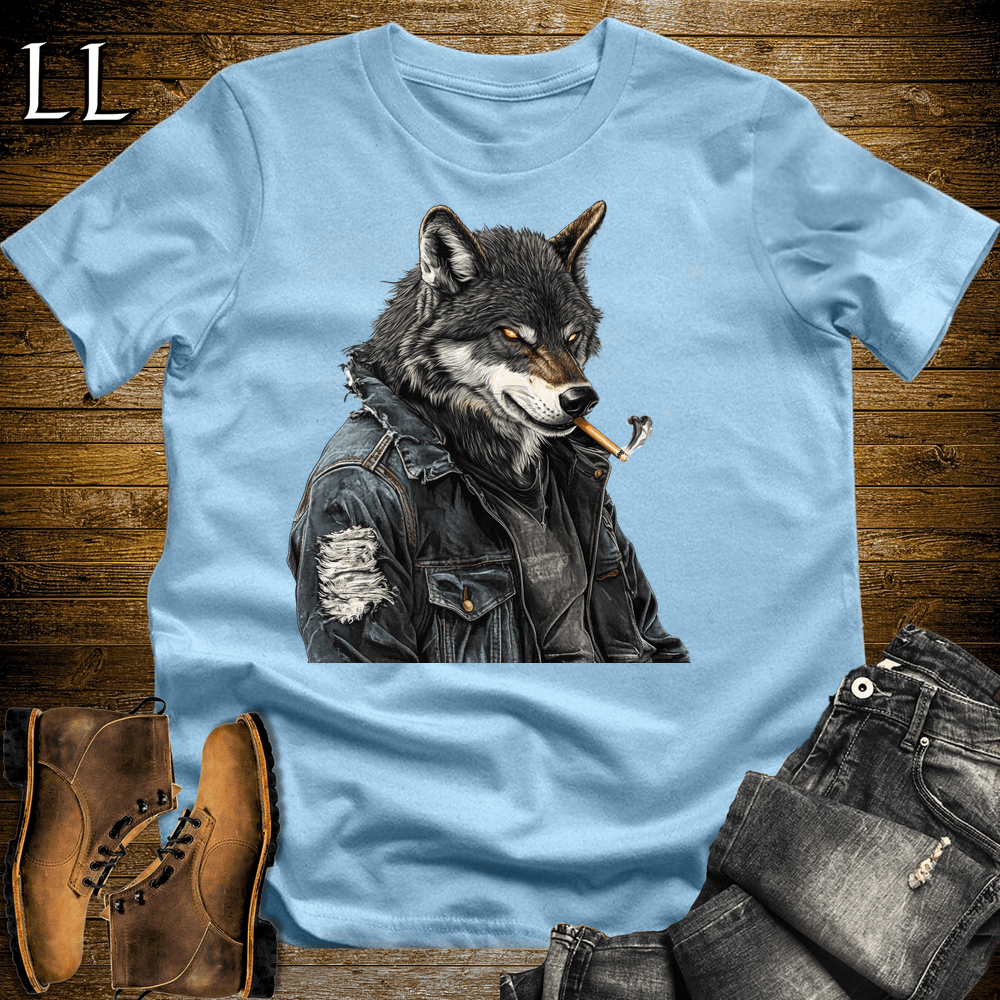 Kiss Leopard Light Blue | Party Animal Tee