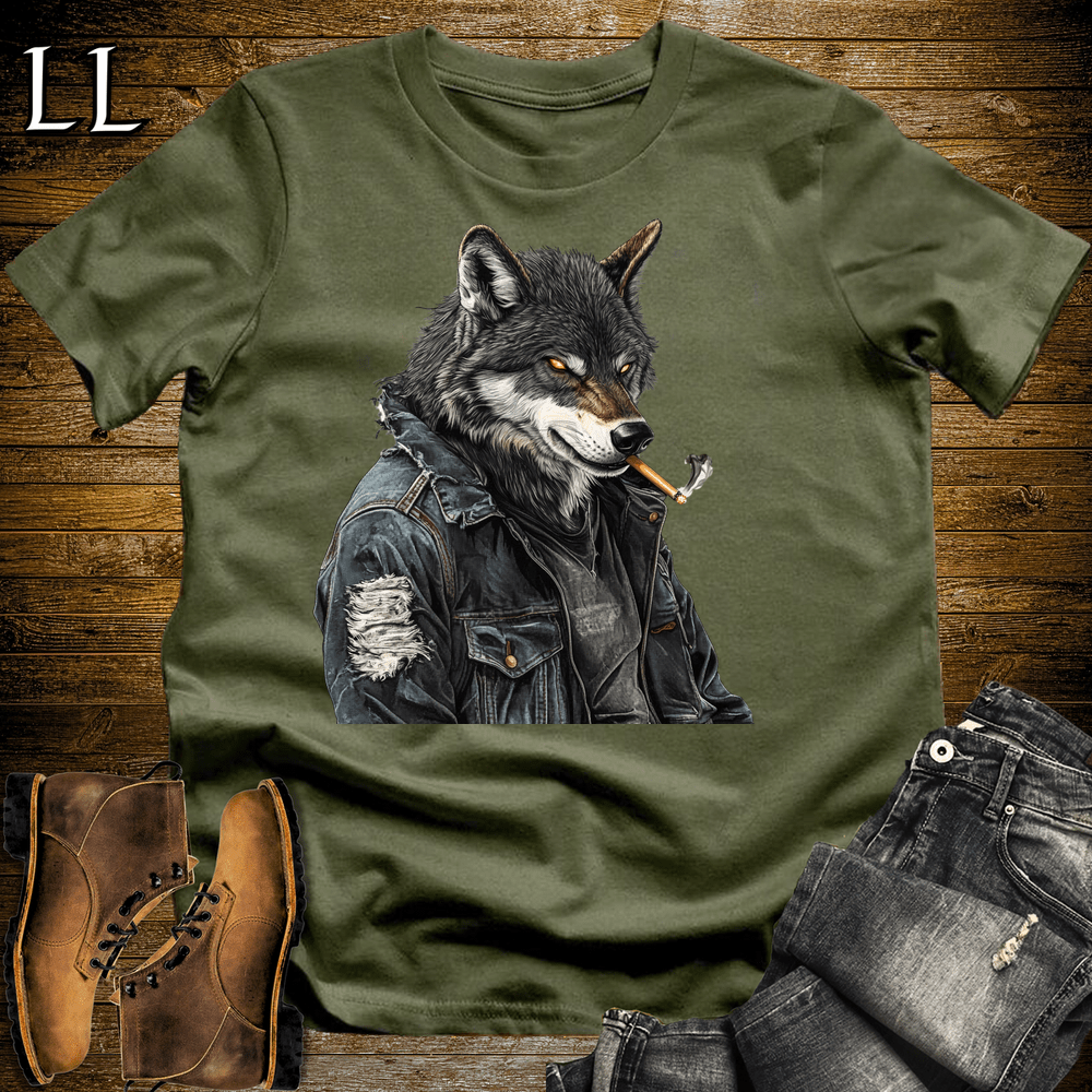 Kiss Leopard Military Green | Party Animal Tee