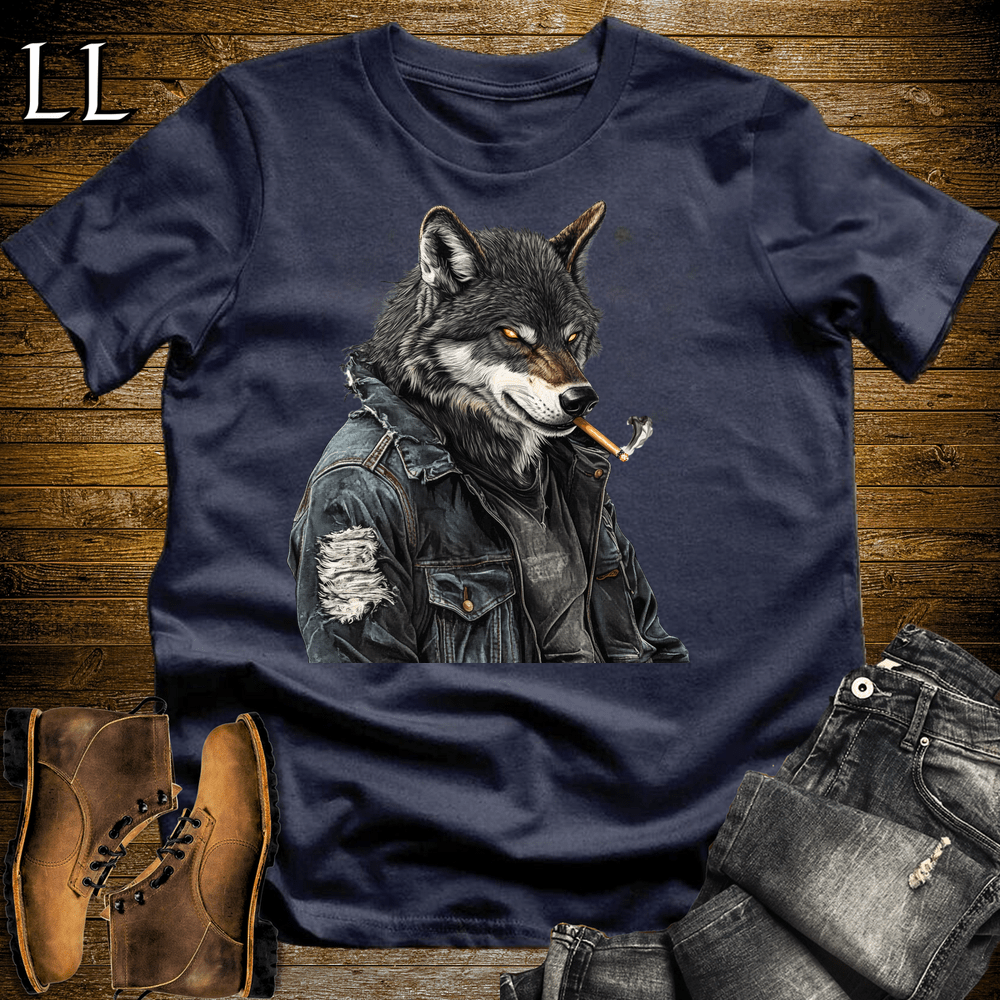 Kiss Leopard Navy | Party Animal Tee