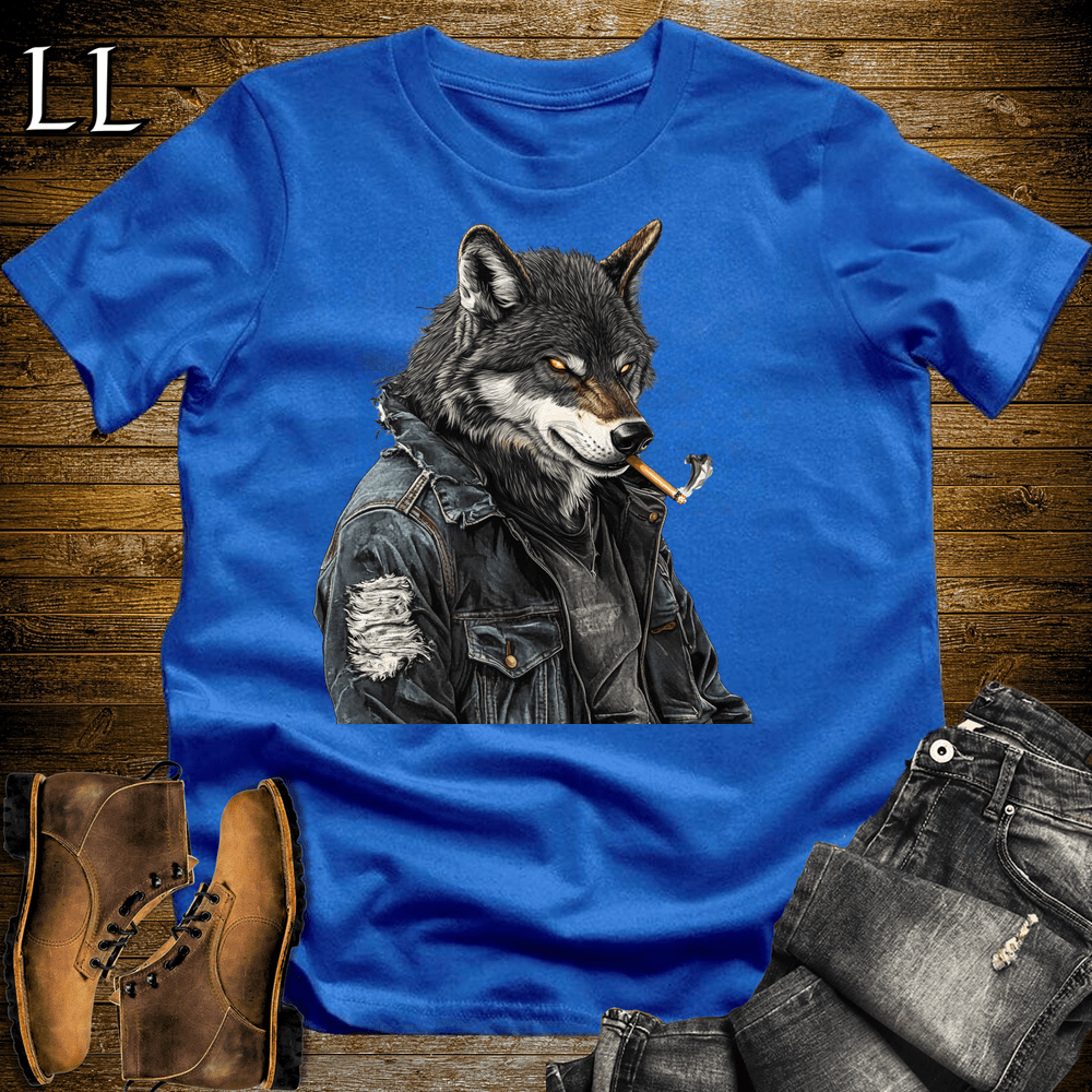 Kiss Leopard Royal Blue | Party Animal Tee