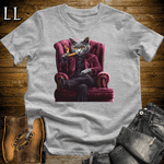 Party Animal Cigar Cat Sport Grey | Party Animal Tee