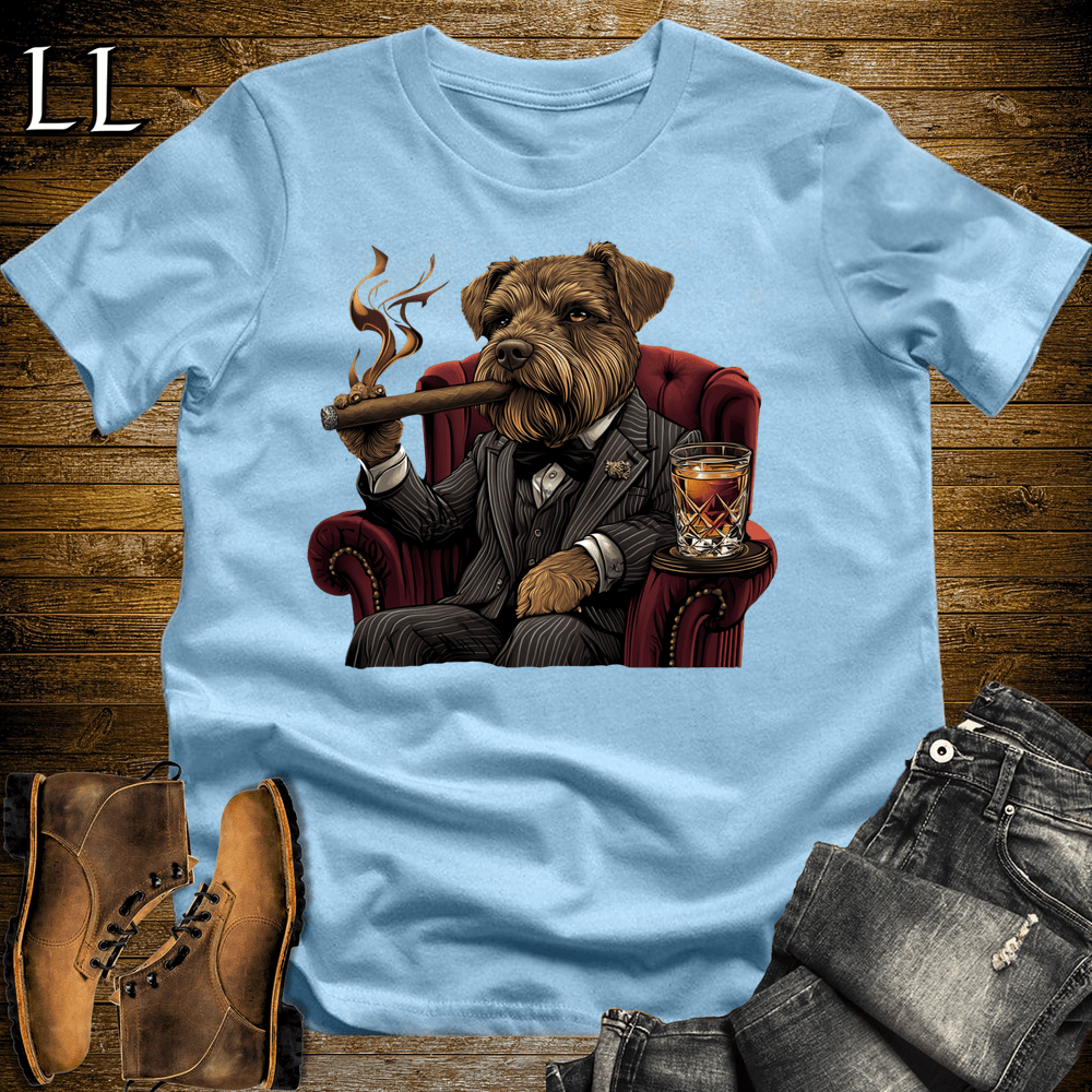 Party Animal Cigar Dog - Light Blue - LegacyLayers
