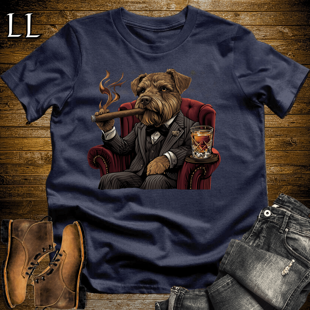 Party Animal Cigar Dog - Navy - LegacyLayers