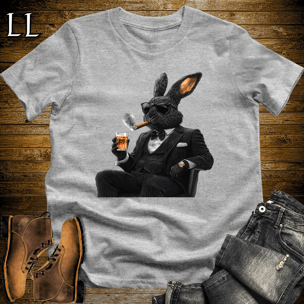 Party Animal Cigar Rabbit - Sport Grey - LegacyLayers