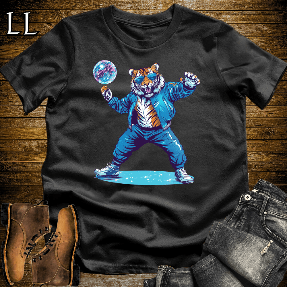 Party Animal Dancing Tiger Black | Dancing Tiger | Party Animal Tee
