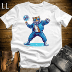 Party Animal Dancing Tiger White | Dancing Tiger | Party Animal Tee