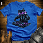 Party Animal DJ Cat Royal Blue | Party Animal Tee
