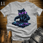 Party Animal DJ Cat Sport Grey | Party Animal Tee