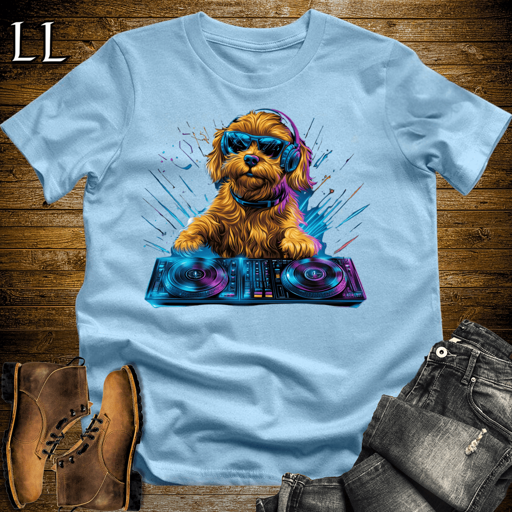 Party Animal Dj Dog - Light Blue - LegacyLayers